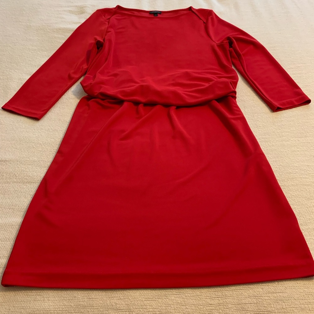 Talbots Red Dress Size S - Picture 3 of 6